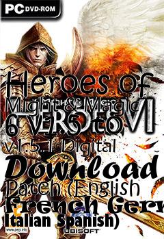 Box art for Heroes of Might & Magic 6 v1.5 to v1.5.1 Digital Download Patch (English French German Italian Spanish)