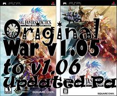 Box art for Original War v1.05 to v1.06 Updated Patch