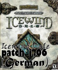 Box art for Icewind Dale patch 1.06 (German)