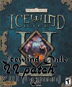 Box art for Icewind Dale II patch 2.01 (German)