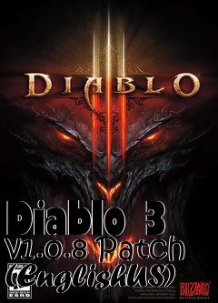 Box art for Diablo 3 v1.0.8 Patch (EnglishUS)