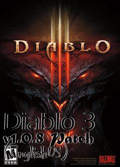 Box art for Diablo 3 v1.0.8 Patch (EnglishUS)