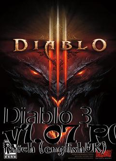 Box art for Diablo 3 v1.07 PC Patch (englishUK)