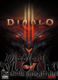 Box art for Diablo 3 v1.07 PC Patch (englishUK)