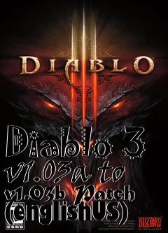 Box art for Diablo 3 v1.03a to v1.03b Patch (englishUS)