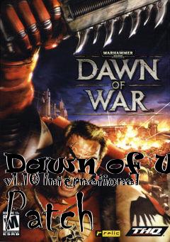 Box art for Dawn of War v1.10 International Patch