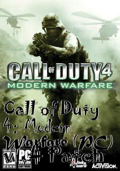 Box art for Call of Duty 4: Modern Warfare (PC) v1.4 Patch