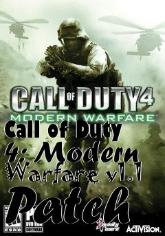 Box art for Call of Duty 4: Modern Warfare v1.1 Patch