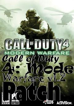 Box art for Call of Duty 4: Modern Warfare v1.2 Patch