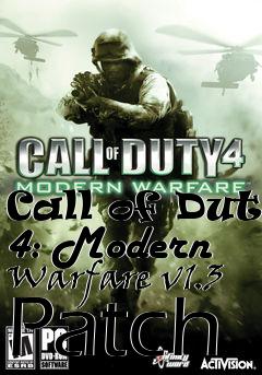 Box art for Call of Duty 4: Modern Warfare v1.3 Patch