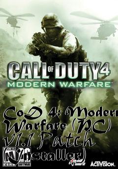Box art for CoD 4: Modern Warfare (PC) v1.1 Patch (Installer)