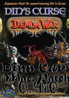 Box art for Dins Curse Mac Patch v. 0.910