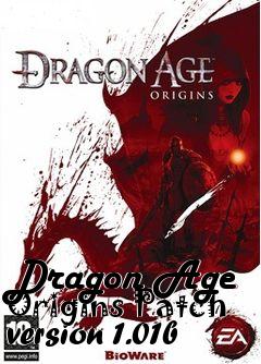 Box art for Dragon Age Origins Patch version 1.01b