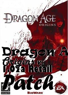 Box art for Dragon Age Origins v. 1.02a Retail Patch