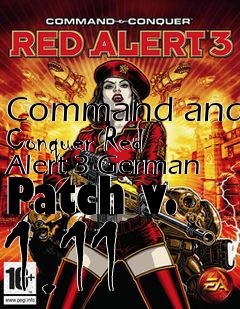 Box art for Command and Conquer Red Alert 3 German Patch v. 1.11