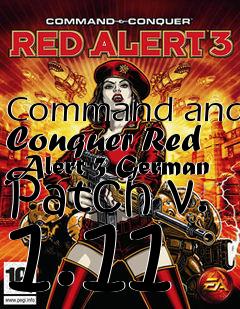 Box art for Command and Conquer Red Alert 3 German Patch v. 1.11