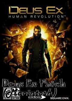 Box art for Deus Ex Patch (Macintosh)