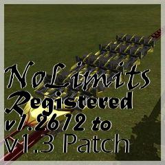 Box art for NoLimits Registered v1.2612 to v1.3 Patch