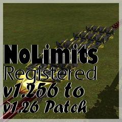 Box art for NoLimits Registered v1.256 to v1.26 Patch