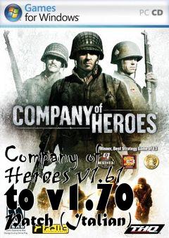 Box art for Company of Heroes v1.61 to v1.70 Patch (Italian)