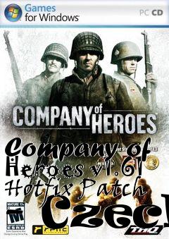Box art for Company of Heroes v1.61 Hotfix Patch - Czech