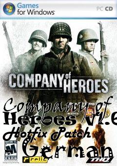 Box art for Company of Heroes v1.61 Hotfix Patch - German