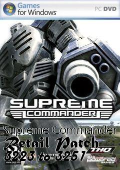 Box art for Supreme Commander Retail Patch 3223 to 3251