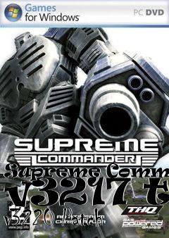 Box art for Supreme Commander v3217 to v3220 Patch