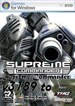 Box art for Supreme Commander v3189 to v3220 Patch