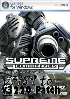 Box art for Supreme Commander v3189 to v3220 Patch