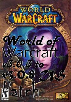 Box art for World of Warcraft v3.0.3 to v3.0.8 US Patch