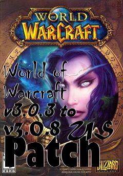 Box art for World of Warcraft v3.0.3 to v3.0.8 US Patch