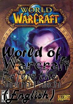 Box art for World of Warcraft Before the Storm Patch (English)