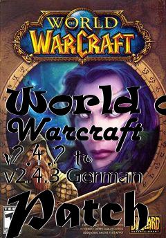Box art for World of Warcraft v2.4.2 to v2.4.3 German Patch