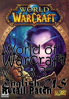 Box art for World of Warcraft v. 3.3.3 English US Retail Patch