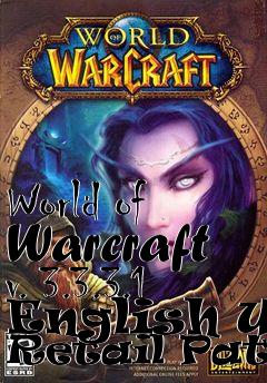 Box art for World of Warcraft v. 3.3.3.1 English UK Retail Patch