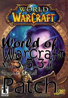 Box art for World of Warcraft v. 3.3.3.1 German Retail Patch