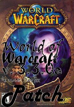 Box art for World of Warcraft v. 3.3.0a German Hotfix Patch