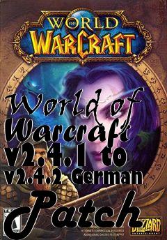 Box art for World of Warcraft v2.4.1 to v2.4.2 German Patch