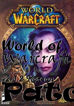 Box art for World of Warcraft v2.3.0 to v2.3.2 Korean Patch