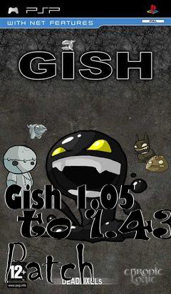 Box art for Gish 1.05  to 1.43 Patch