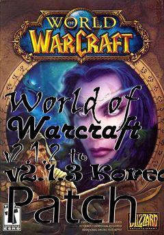 Box art for World of Warcraft v2.1.2 to v2.1.3 Korean Patch