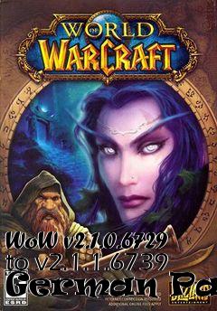 Box art for WoW v2.1.0.6729 to v2.1.1.6739 German Patch