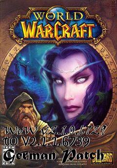 Box art for WoW v2.1.0.6729 to v2.1.1.6739 German Patch