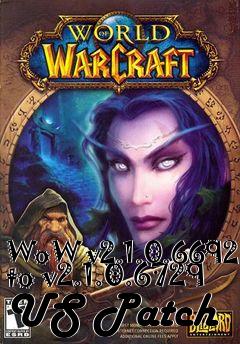 Box art for WoW v2.1.0.6692 to v2.1.0.6729 US Patch