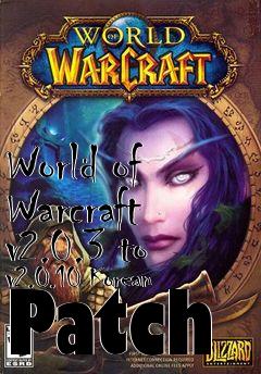 Box art for World of Warcraft v2.0.3 to v2.0.10 Korean Patch