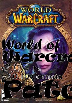 Box art for World of Warcraft v2.0.3 to v2.0.10 German Patch