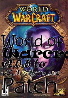 Box art for World of Warcraft v2.0.6 to v2.0.7 German Patch