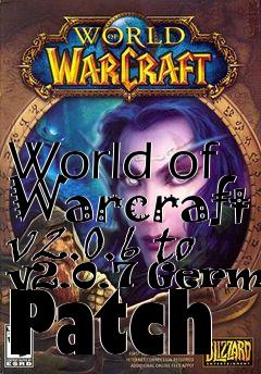 Box art for World of Warcraft v2.0.6 to v2.0.7 German Patch