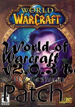 Box art for World of Warcraft v2.0.3 to v2.0.7 German Patch